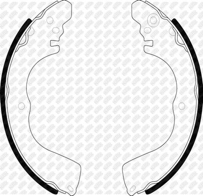 Колодки тормозные барабанные NIBK FN6723