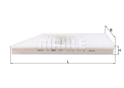 Фильтр салона MAHLE LA57