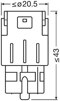 Лампа OSRAM 7706R02B