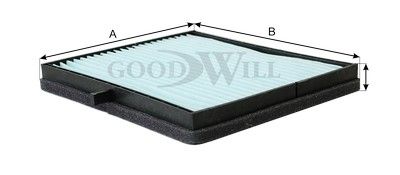 Фильтр салона угольный BIG FILTER GB9908C