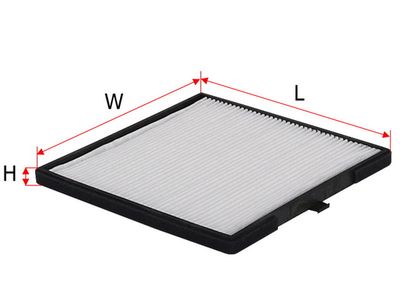 Фильтр салона SAKURA CA2808