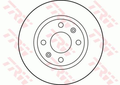 Диск тормозной TRW DF2782