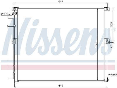 Радиатор кондиционера NISSENS 940106