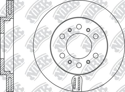 Диск тормозной передний NIBK RN1217