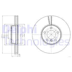 Диск тормозной DELPHI BG9061