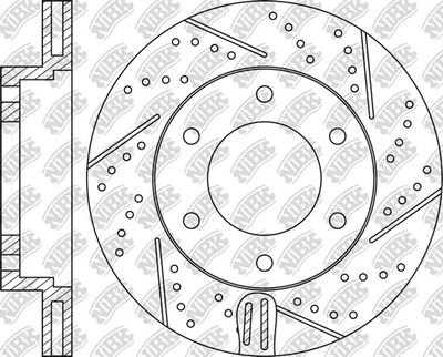 Диск тормозной NIBK RN1220DSET