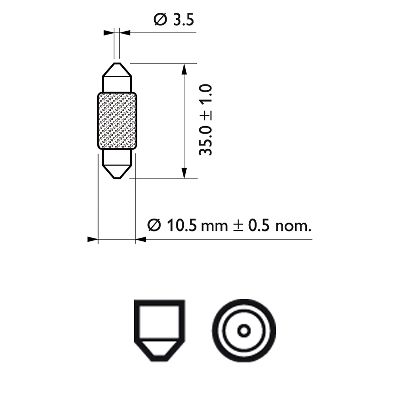Лампа PHILIPS 12854CP