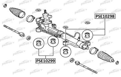 Сайлентблок рулевой рейки PATRON PSE10298