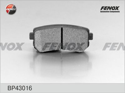 Колодки тормозные задние FENOX BP43016