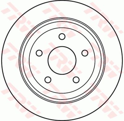 Диск тормозной TRW DF6029