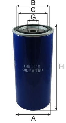 Фильтр масляный GOODWILL OG1118