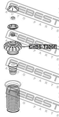 Опора амортизатора переднего FEBEST CHSST300F