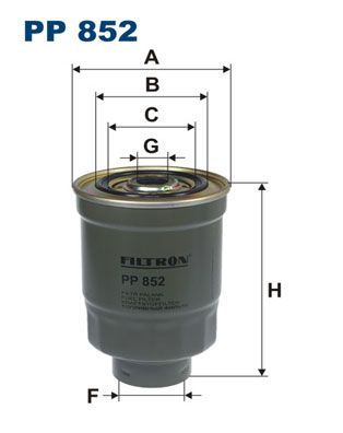 Фильтр топливный FILTRON PP852
