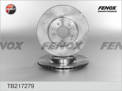 Диск тормозной передний вентилируемый FENOX TB217279