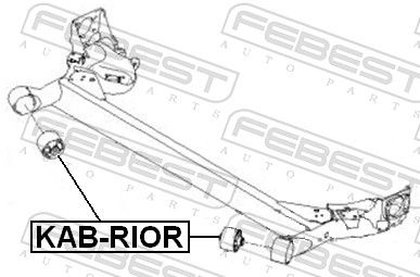 Сайлентблок балки задней подвески ТОЧКА ОПОРЫ 12062790