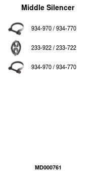 Глушитель средняя часть POLMOSTROW 19224