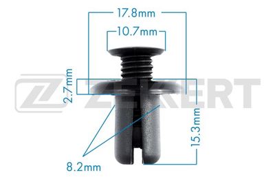 Клипса подкрылка GENERAL MOTORS 94535928