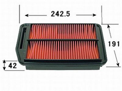 Фильтр воздушный JS ASAKASHI A881J