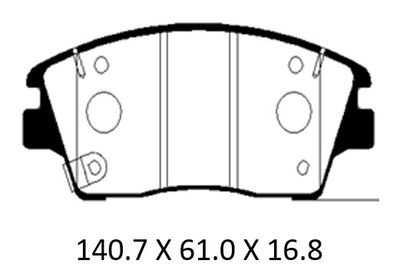 Колодки тормозные дисковые передние PATRON PBP094KOR