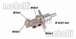 Цилиндр тормозной главный METELLI 050885