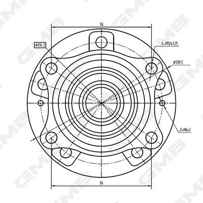 Ступица GMB GH23730M