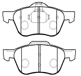 Колодки тормозные дисковые HSB HP9077
