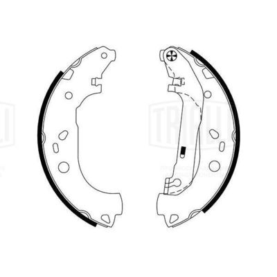 Колодки тормозные барабанные TRIALLI GF4578