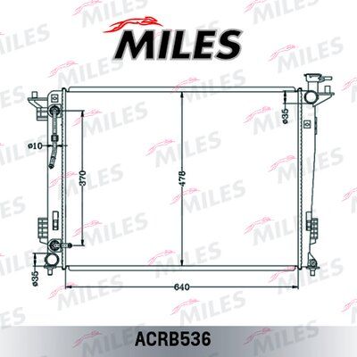 Радиатор Miles ACRB536