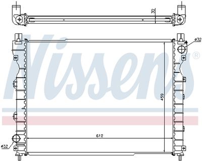 Радиатор системы охлаждения NISSENS 64310A