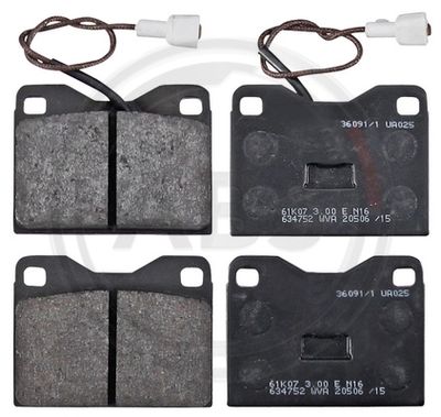 Колодки тормозные передние TSN 211