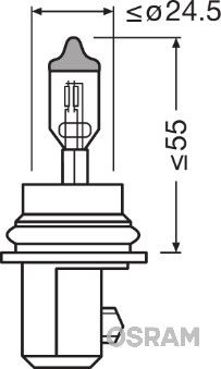Лампа OSRAM 9007