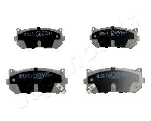 Колодки тормозные задние JAPANPARTS PPK00AF