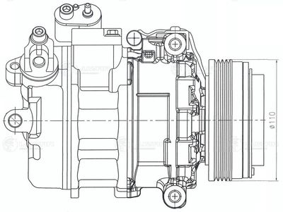 Компрессор кондиционера LUZAR LCAC2682