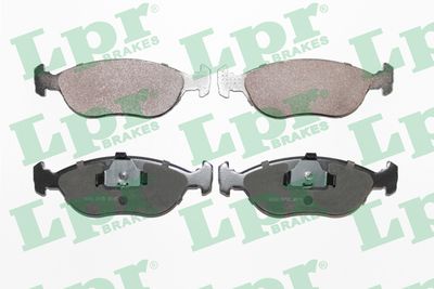 Колодки тормозные передние LPR 05P592