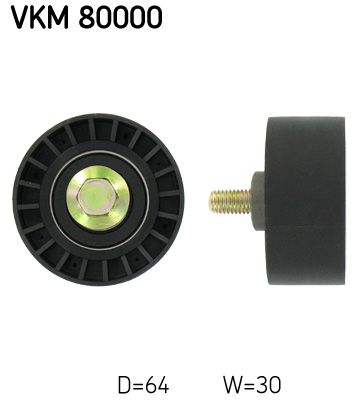 Ролик промежуточный ремня ГРМ SKF VKM80000