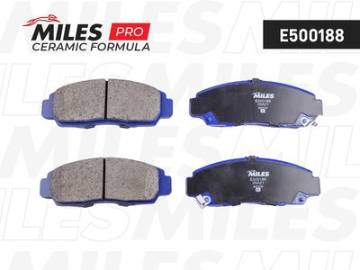 Колодки тормозные передние Miles E500188