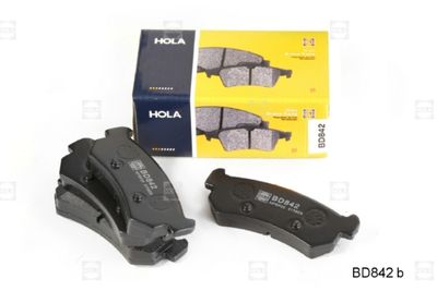 Колодки тормозные дисковые задние HOLA BD842