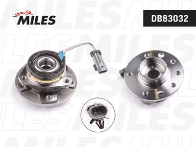 Ступица передняя с подшипником Miles DB83032
