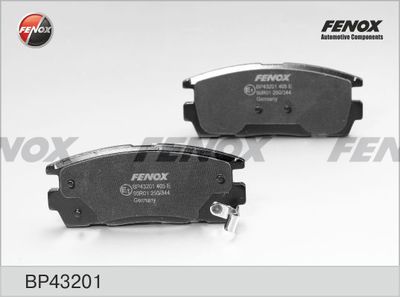 Колодки тормозные дисковые FENOX BP43201