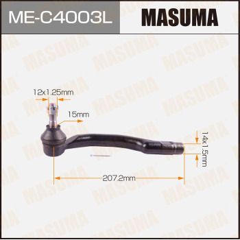 Наконечник рулевой тяги Masuma MEC4003L