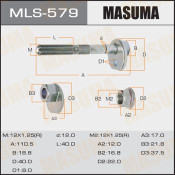 Болт развальный Masuma MLS579