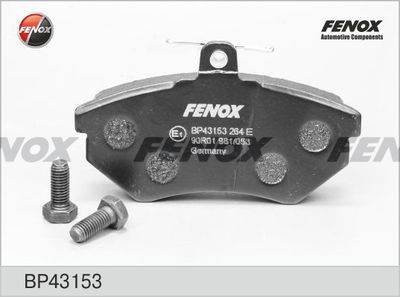 Колодки тормозные дисковые FENOX BP43153