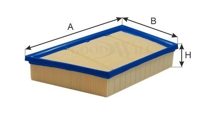 Фильтр воздушный METACO 1000247