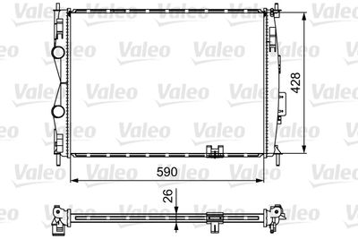 Радиатор VALEO 735116