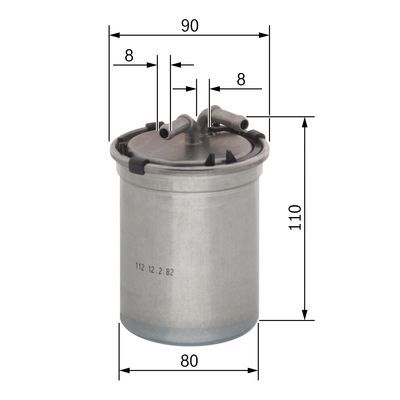 Фильтр топливный BOSCH 0450906500