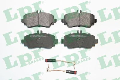 Колодки тормозные передние LPR 05P1387