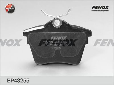 Колодки тормозные дисковые FENOX BP43255