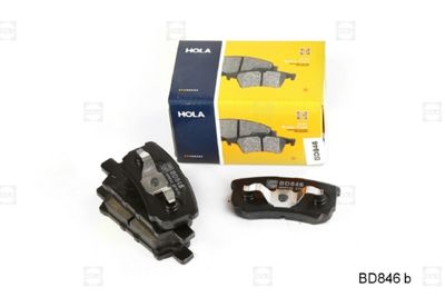 Колодки тормозные дисковые HOLA BD846