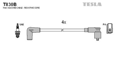Провода зажигания TESLA T830B