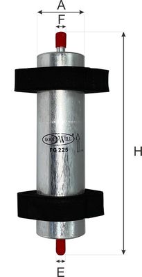 Фильтр топливный CWORKS B12CR1003